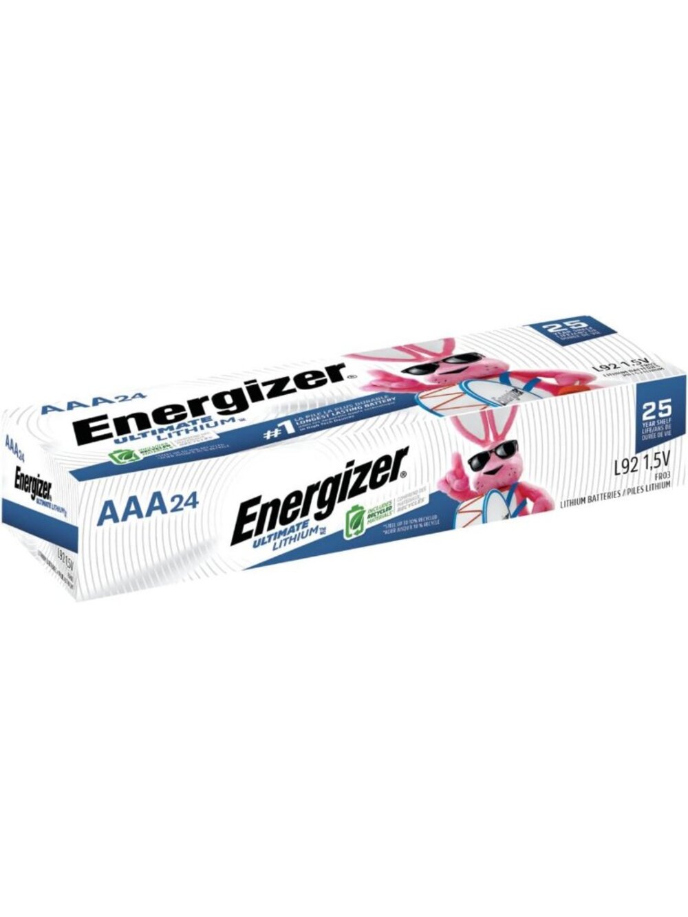Ultimate Lithium AAA Batteries - Long-Lasting Power, 24 Count Pack for Devices